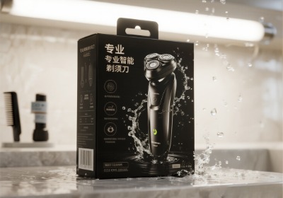 智能剃须刀包装设计，细节解析